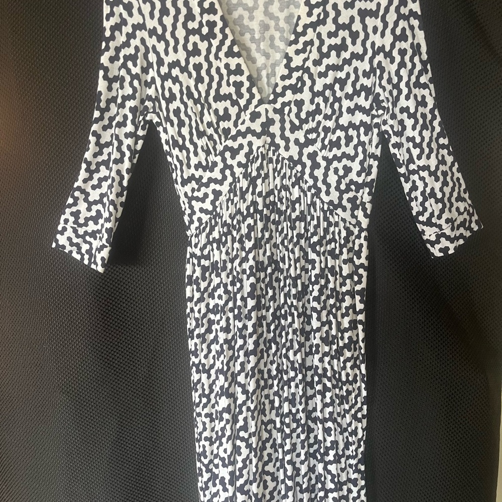 Milly Monochrome Long Sleeve Dress
